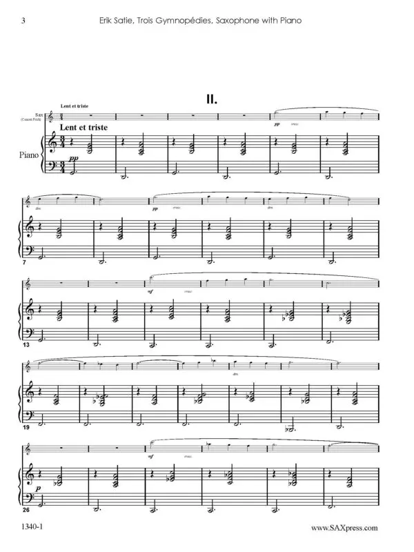 1340-1 SATIE Trois Gymnopedies Any Sax Solo_Page_07 Trois Gymnopedies | Satie | Sax Solo