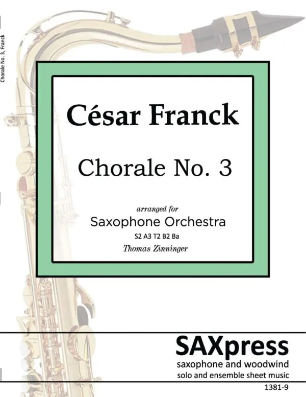 1381-9 Franck - Chorale No.3_Page_01 Chorale No. 3 | César Franck