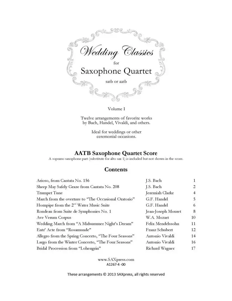 Publish Your Work on SAXpress.com. Table of Contents Example