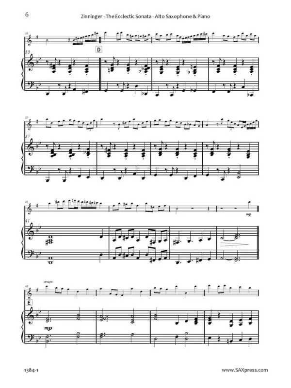 The Ecclectic Sonata | Eccles-Zinninger