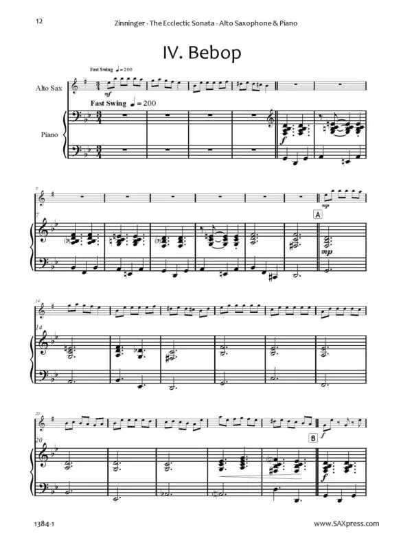 The Ecclectic Sonata | Eccles-Zinninger