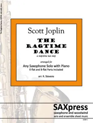 1229-1 JOPLIN The Ragtime Dance COVER - FRONT The Ragtime Dance | Saxophone Solo