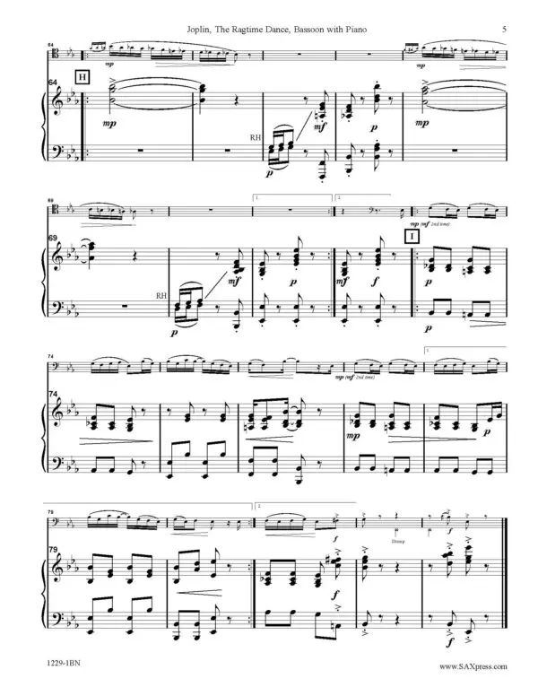 The Ragtime Dance Bassoon SOLO with piano_Page_07 The Ragtime Dance | Bassoon Solo