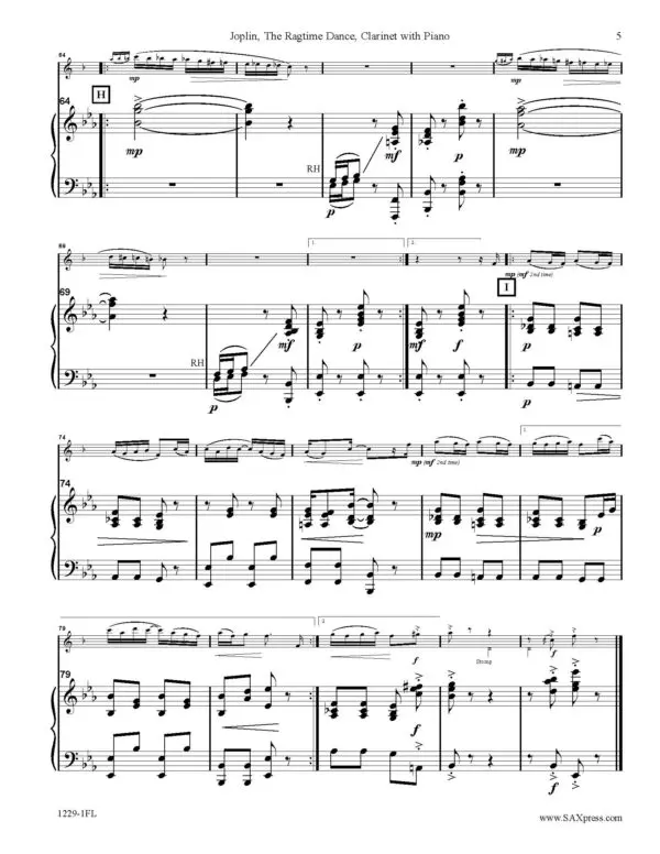 The Ragtime Dance CLARINET SOLO with piano_Page_07 The Ragtime Dance | Clarinet Solo