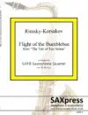 SAMPLE cover 1338-4-RIMSKY-KORSAKOV-Flight-of-the-Bumblebee Flight of the Bumblebee | Sax Quartet