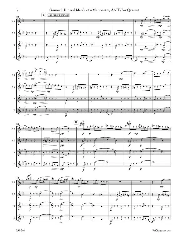 1392-4 GOUNOD Funeral March of a Marionette_Page_04 Funeral March of a Marionette | Gounod