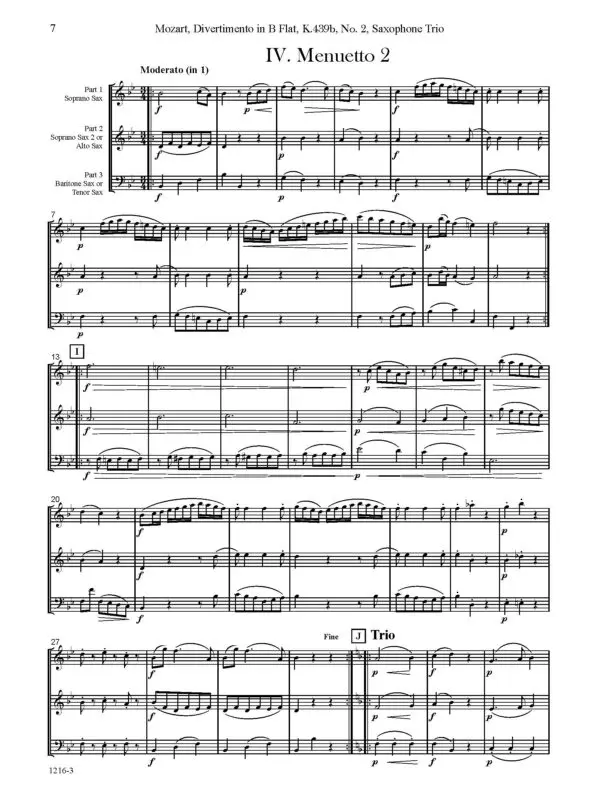 1216-3 MOZART Divertimento K439b no 2 -_Page_10 Divertimento in B Flat