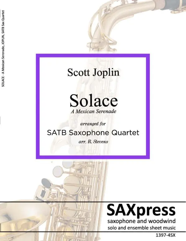 1397-4 JOPLIN Solace_Page_01 Solace - A Mexican Serenade - Saxophone Quartet