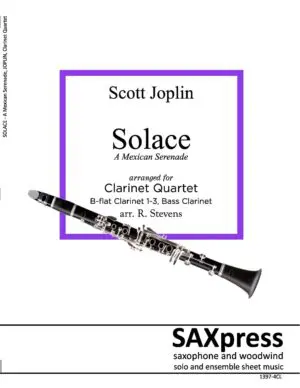 1397-4CL JOPLIN Solace_Page_01 Solace - A Mexican Serenade - Clarinet Quartet