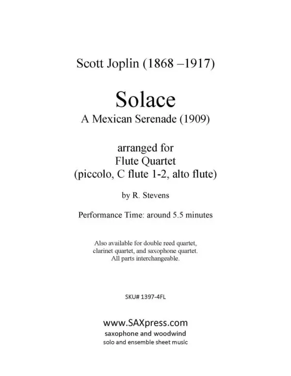 1397-4FL JOPLIN Solace_Page_03 Solace - A Mexican Serenade - Flute Quartet