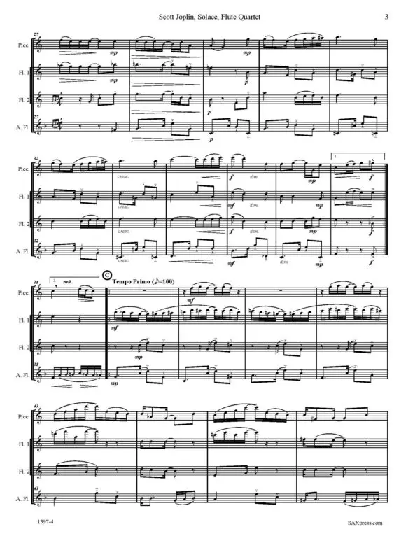 1397-4FL JOPLIN Solace_Page_07 Solace - A Mexican Serenade - Flute Quartet