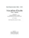 Vocalise Etude (Szymanowski)