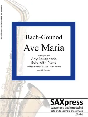 1399-1 Bach-Gounod Ave Maria FRONT COVER Ave Maria - Bach/Gounod