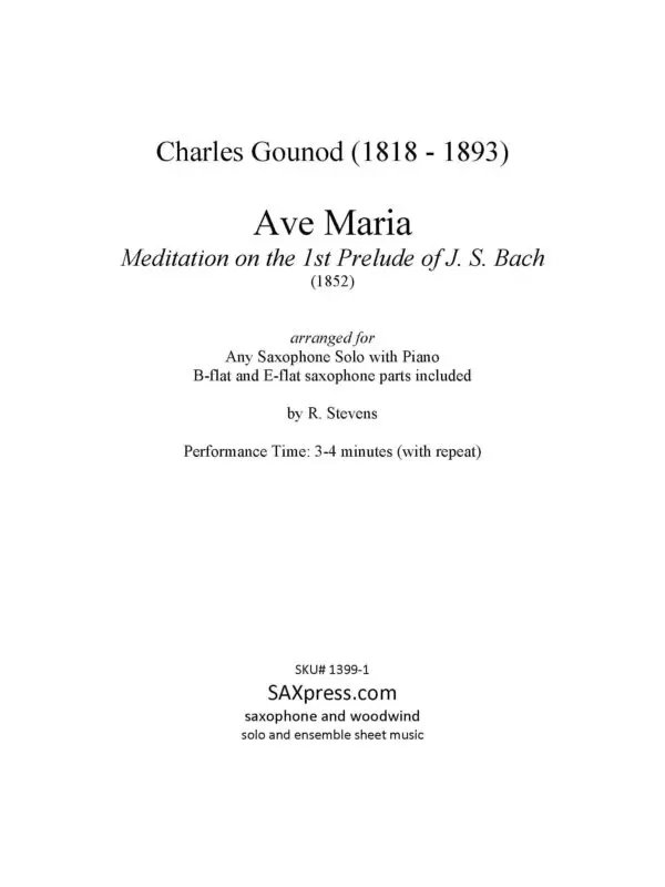 Ave Maria - Bach/Gounod