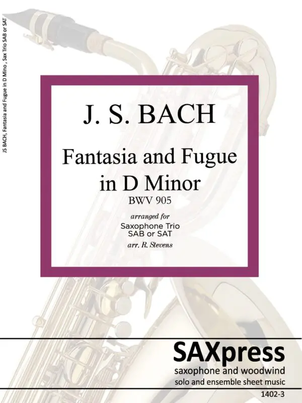 Fantasie and Fugue in D Minor, BWV 905