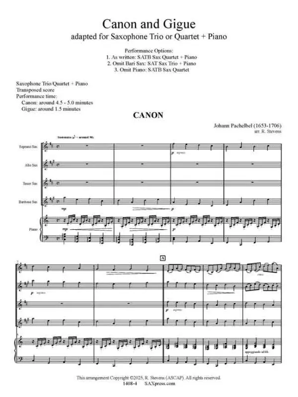 Pachelbel-Canon-page-1 Canon and Gigue