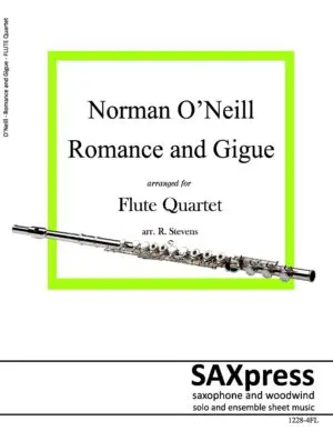 1228-4FL - ONEILL - Romance and Gigue - sample -_Page_01 Romance and Gigue | Flute Quartet