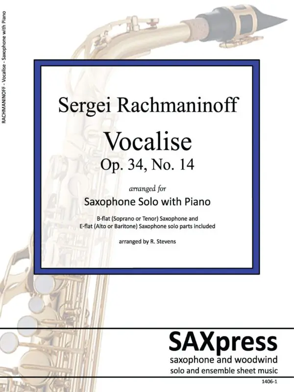 Vocalise Saxophone Solo