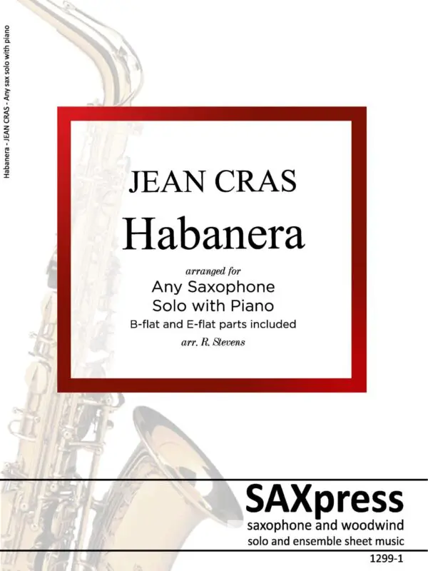 1299-1 - JEAN CRAS - Habanera - SCORE _Page_1 Habanera