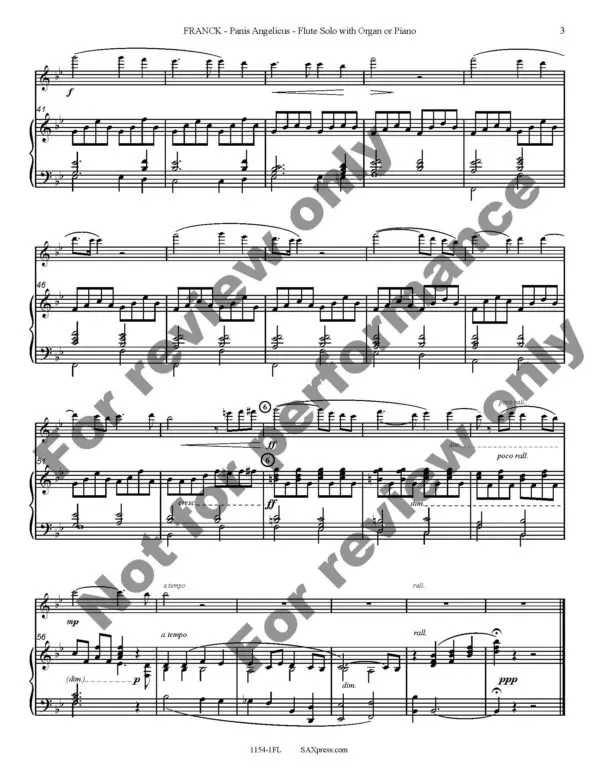 Panis Angelicus | Flute Solo