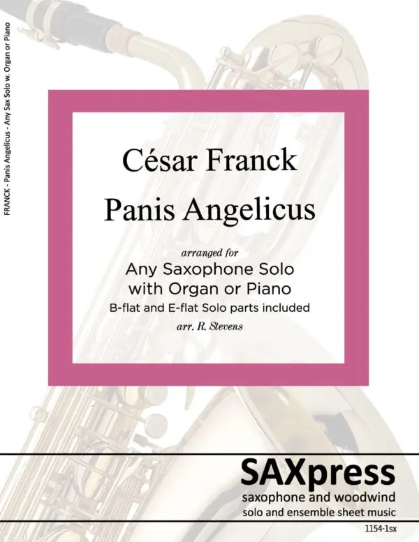 Panis Angelicus | Sax Solo