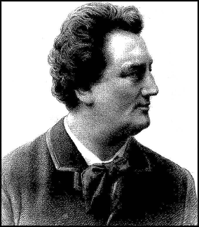 portrait of Christian Tielman, composer of Tivoli Circus Polka